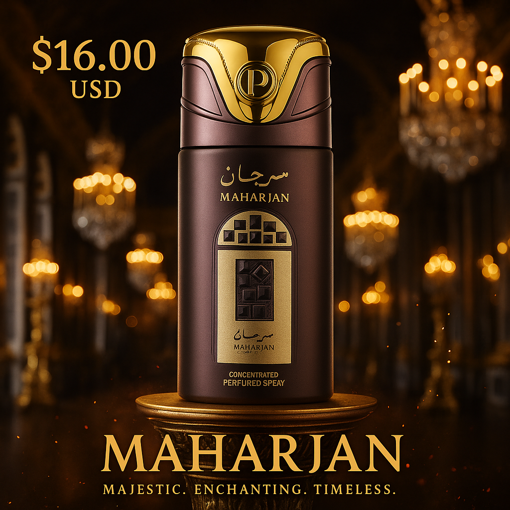 Lattafa Perfumed Maharjan Gold Concentrated Spray Deodorant