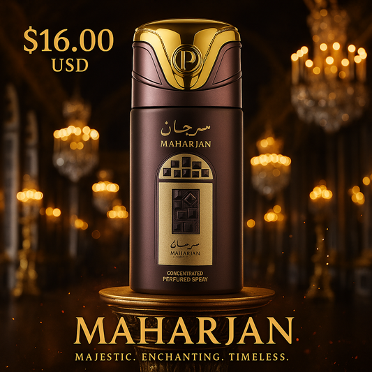 Lattafa Perfumed Maharjan Gold Concentrated Spray Deodorant