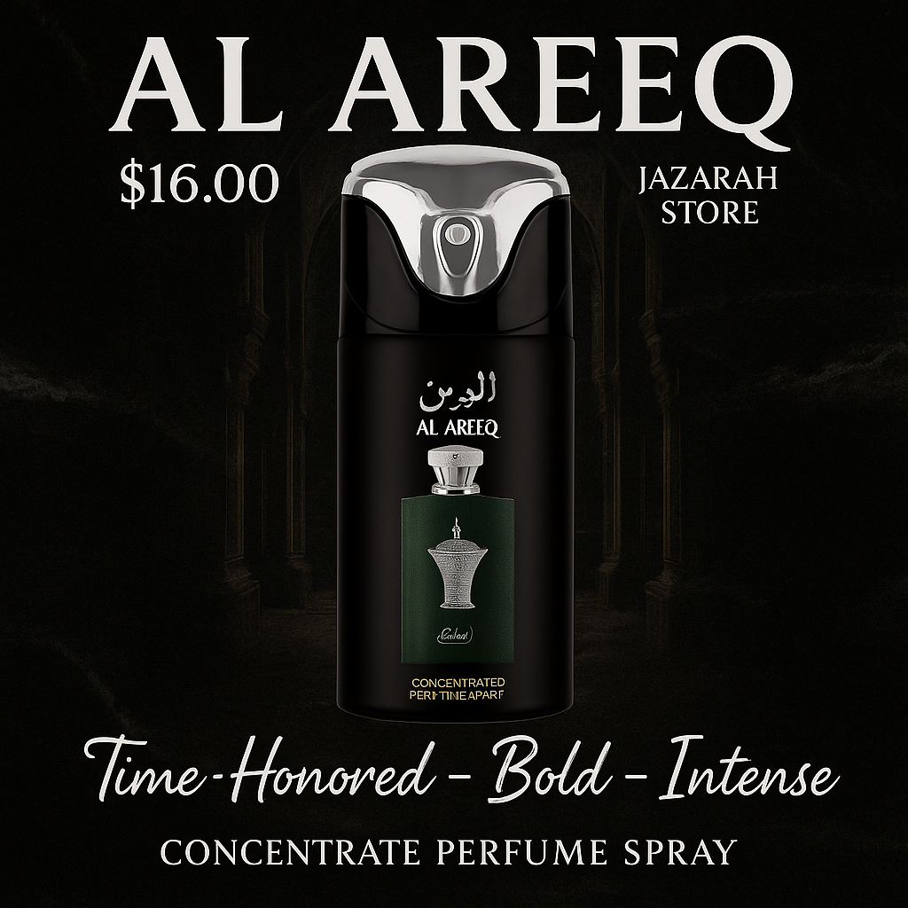 Lattafa Perfumed Al Areeq Silver Concentrated Spray Deodorant