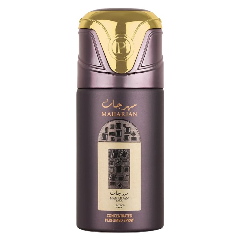 Lattafa Perfumed Maharjan Gold Concentrated Spray Deodorant