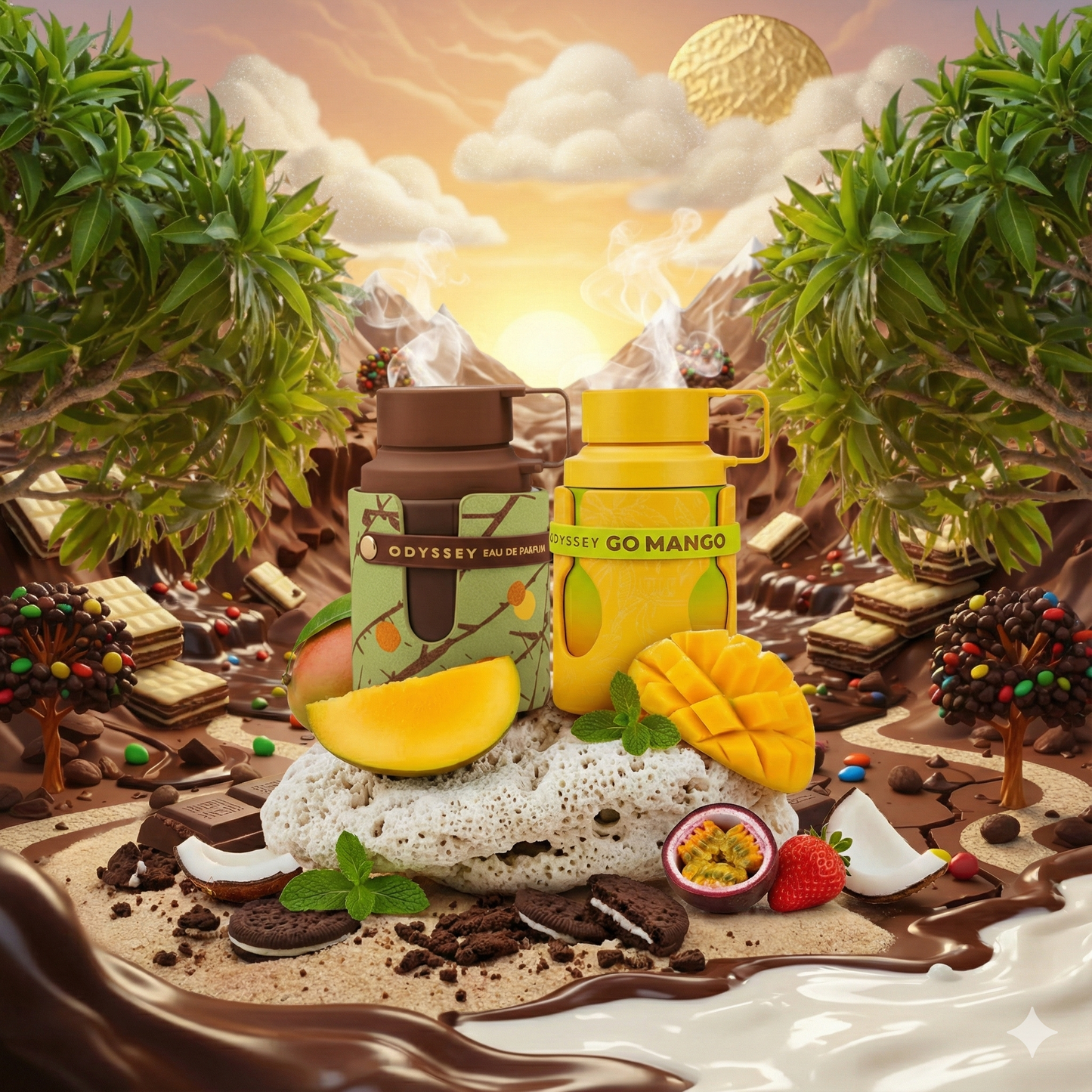 Dubai Chocolate & Go Mango Set
