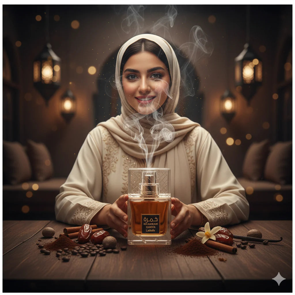 Lattafa Khamrah QAHWA EDP 100 ML/3.4 OZ Spray For Unisex