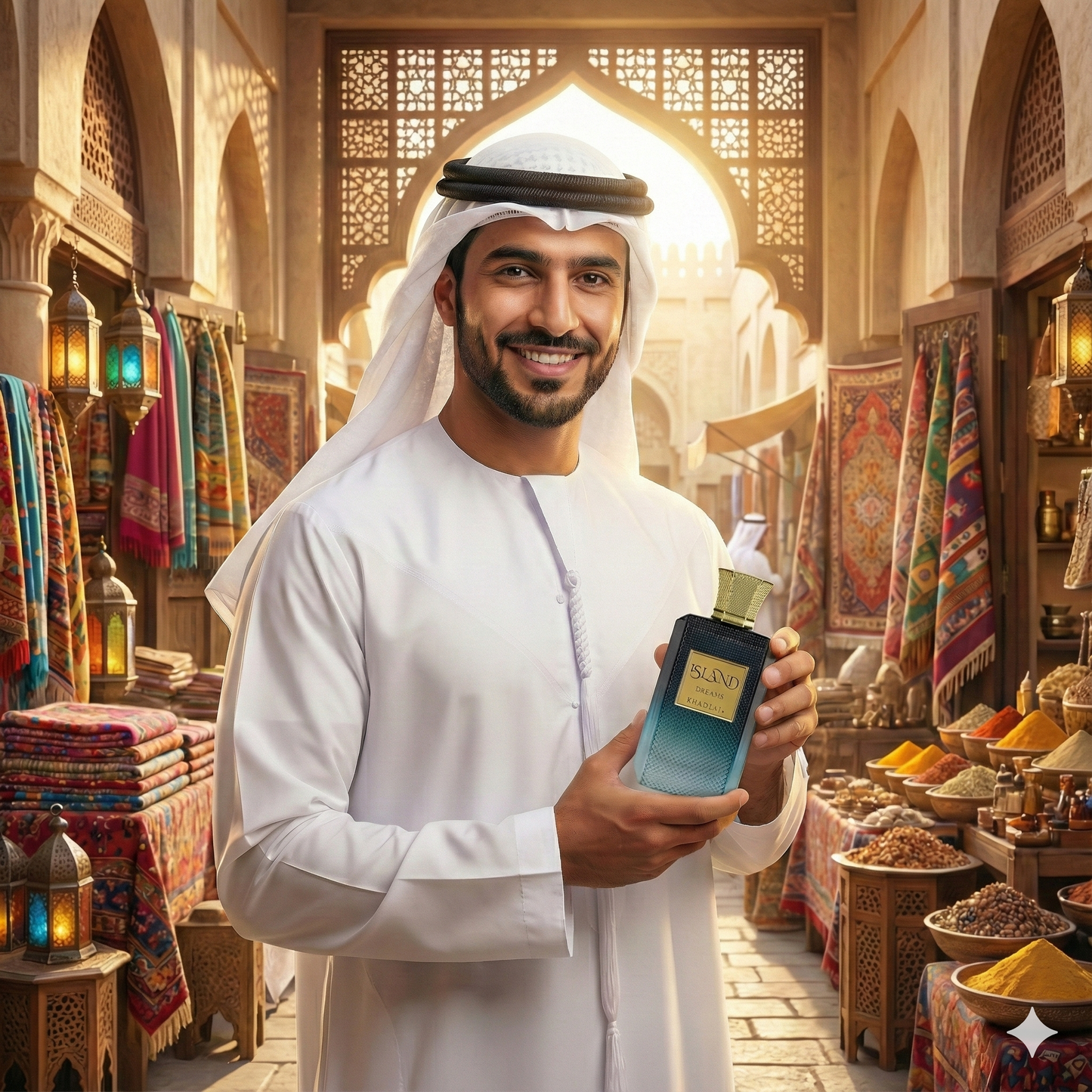 Khadlaj Island Dreams Extrait De Parfum 100 ML/3.4 Oz Spray For Unisex