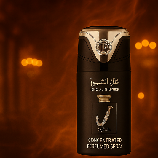 Lattafa Perfumed Ishq Al Shuyukh Silver Concentrated Spray Deodorant