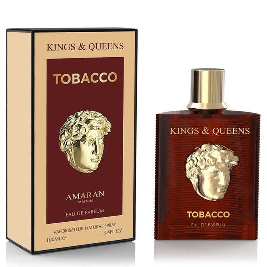 Amaran Kings & Queens Tobacco  Eau De Parfum 3.4 OZ/100 ML Spray For Unisex