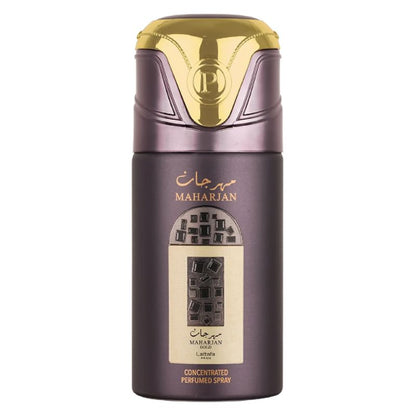 Lattafa Perfumed Maharjan Gold Concentrated Spray Deodorant