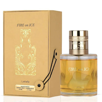 Lattafa Fire On Ice Eau De Parfum 110 ML/3.71 OZ Spray For Unisex