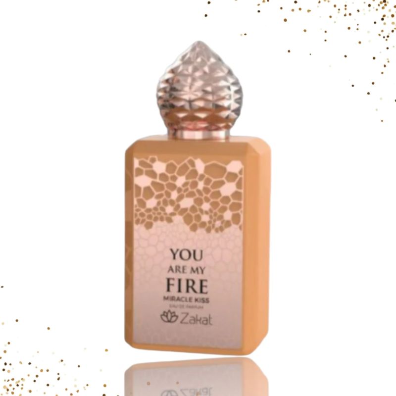 Zakat You Are My Fire Miracle Kiss EDP 100 ML/3.4 OZ Spray for Unisex