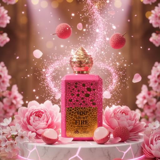 Zakat You Are My Fire Pink Blush  Eau De Parfum 100 ML/3.4 OZ Spray for Unisex