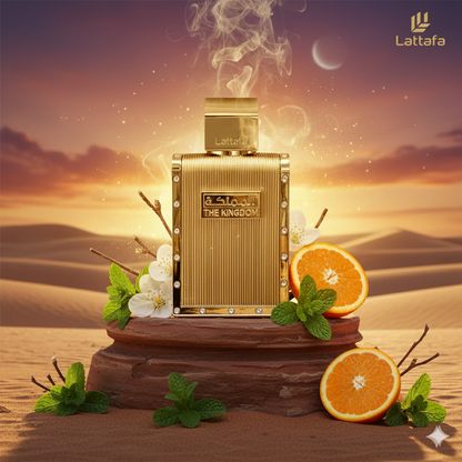 Lattafa The Kingdom For Men EDP 100 ML/3.4 OZ Spray For Men