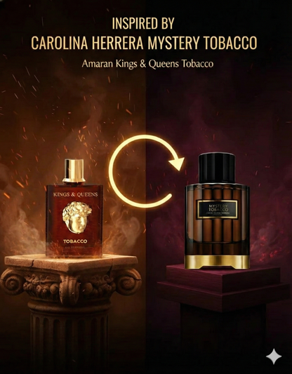 Amaran Kings & Queens Tobacco  Eau De Parfum 3.4 OZ/100 ML Spray For Unisex