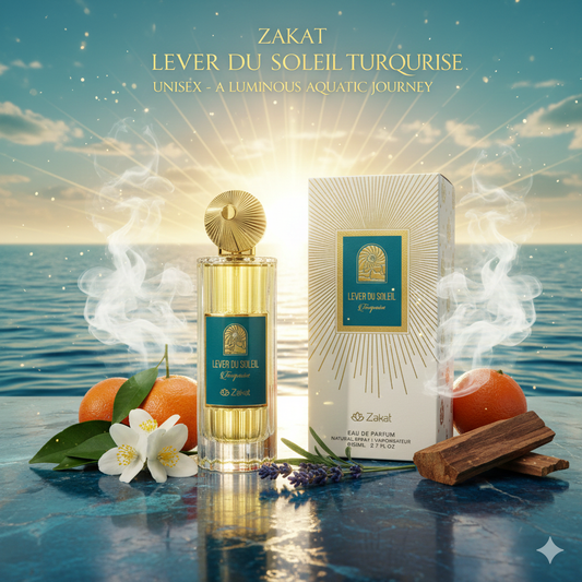 Zakat Lever du Soleil Turquoise Edp Spray Unixes 2,7oz/80ml