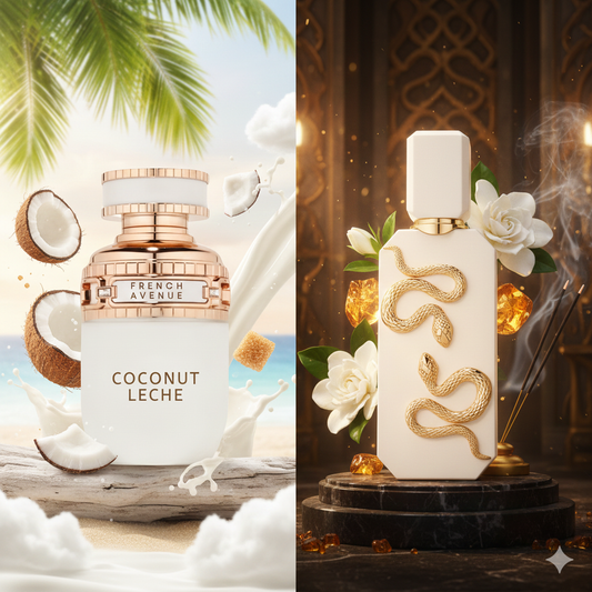 Duo Coconut Leche & Veneno Blanco of Fragrance World