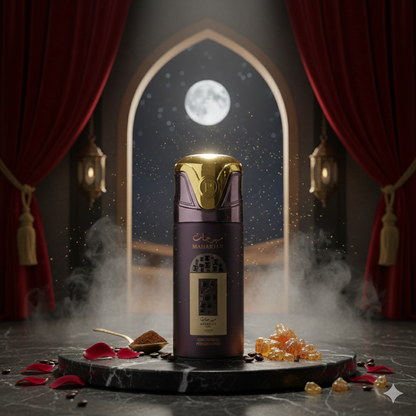 Lattafa Perfumed Maharjan Gold Concentrated Spray Deodorant