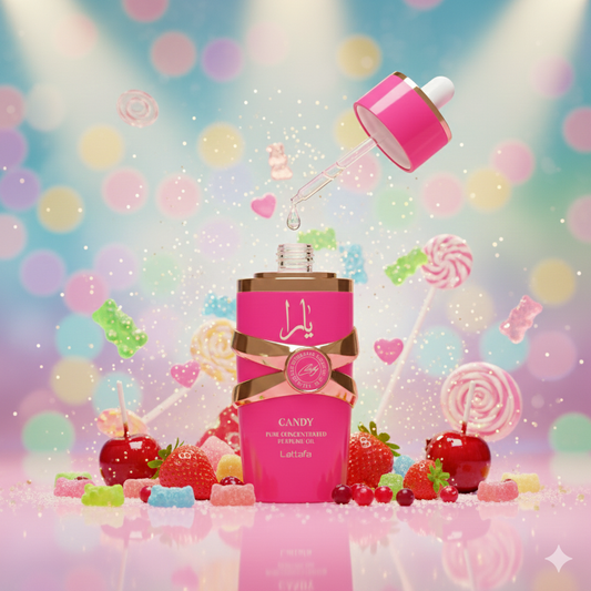 Lattafa Yara Candy Pure Concentrated Oil 20 ML/0.68 OZ For Women