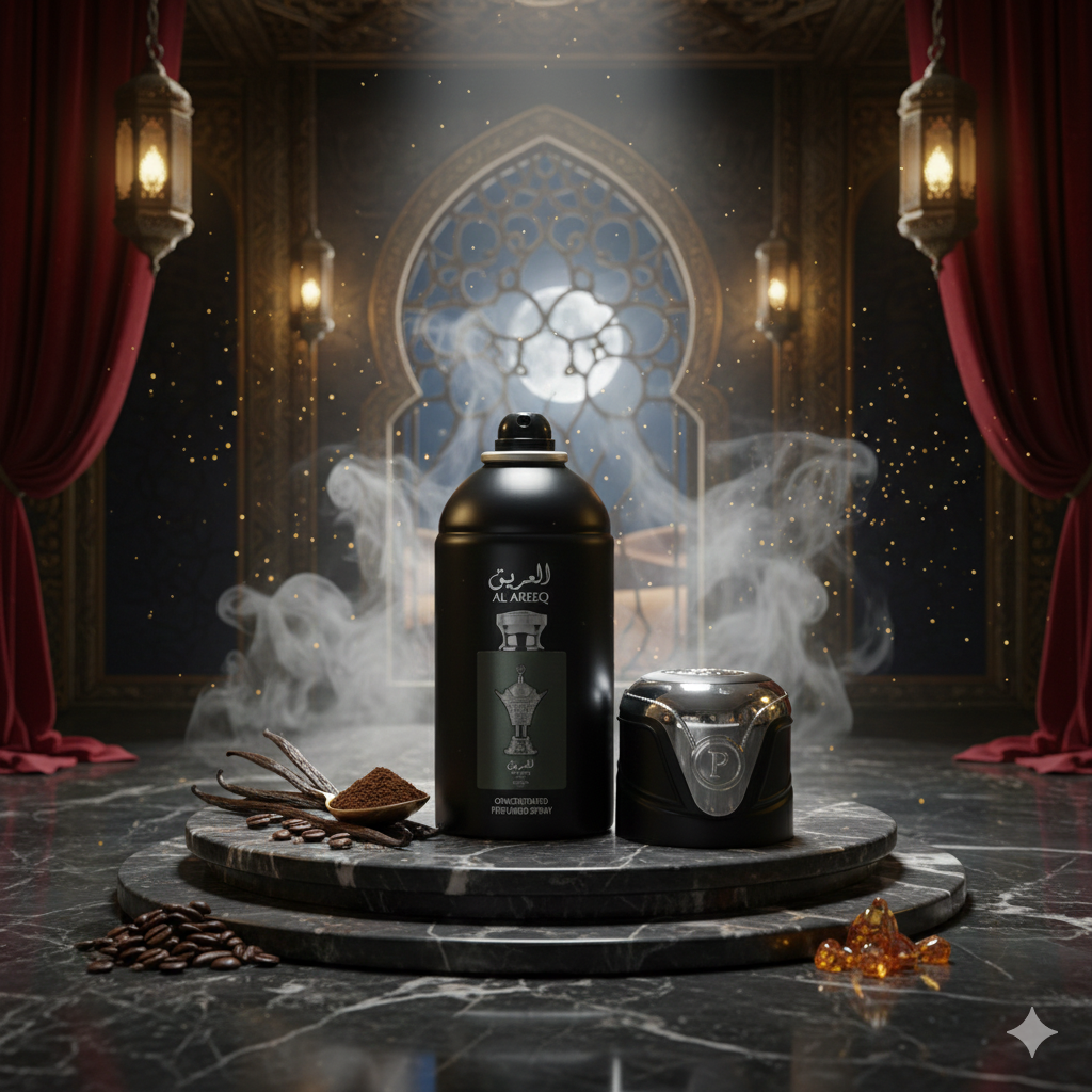Lattafa Perfumed Al Areeq Silver Concentrated Spray Deodorant