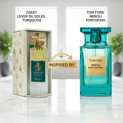 Zakat Lever du Soleil Turquoise EDP Spray Unixes 2,7oz/80ml