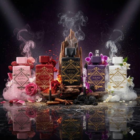 Lattafa Bade'e Al Oud Mini Collection Set Eau De Parfum 5 X 5 ML Spray For Unisex