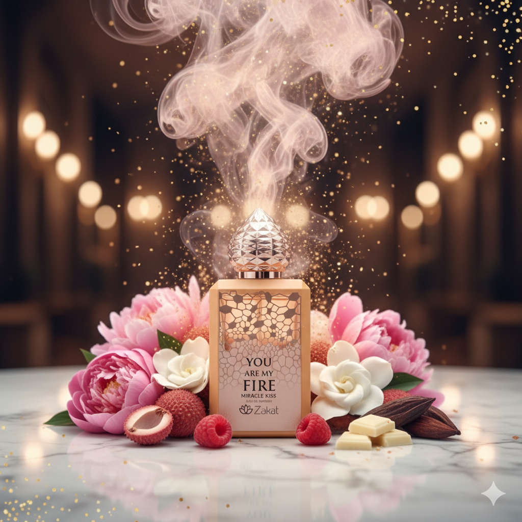 Zakat You Are My Fire Miracle Kiss EDP 100 ML/3.4 OZ Spray for Unisex