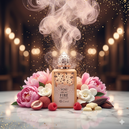 Zakat You Are My Fire Miracle Kiss EDP 100 ML/3.4 OZ Spray for Unisex