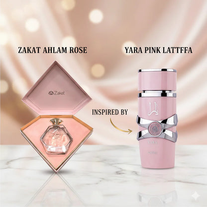 Zakat Ahlaam Rose For Women Spray 3,4oz/100ml EDP